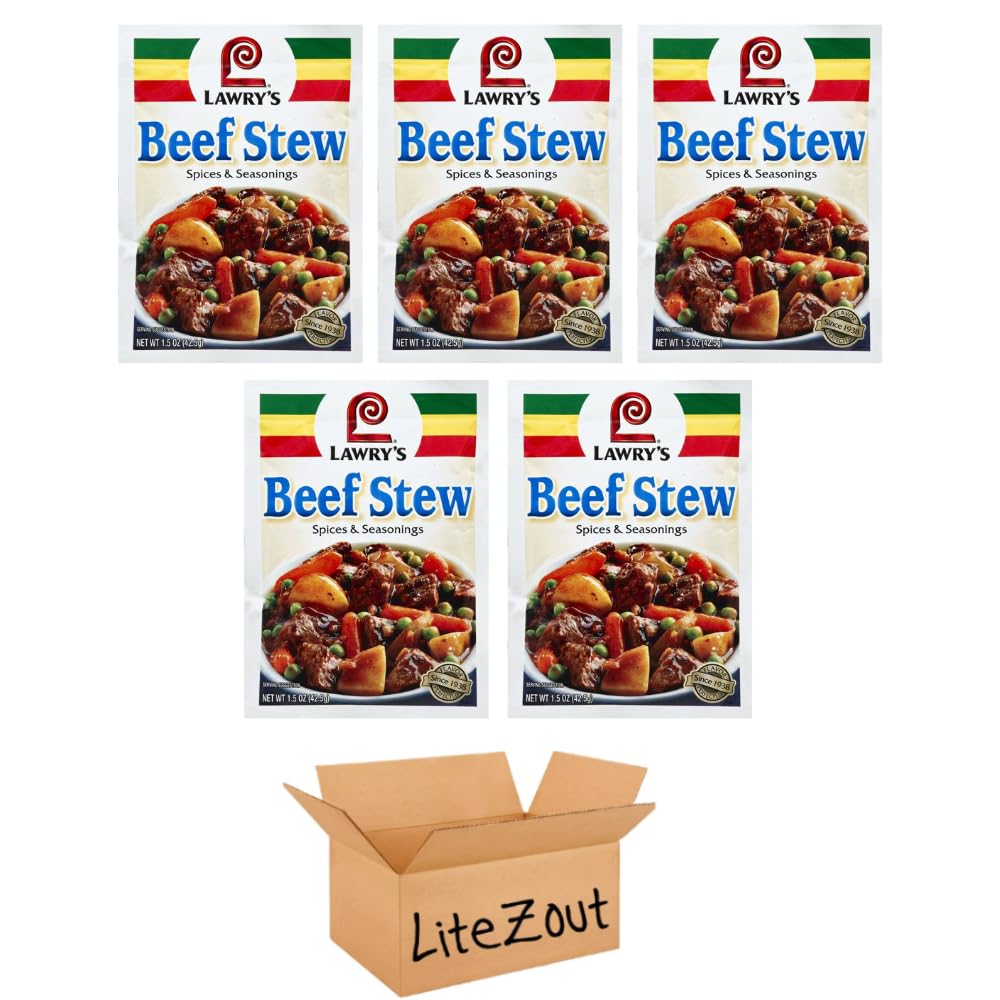 Lawry's Beef Stew Spices & Seasoning Mix Packet 1.5oz