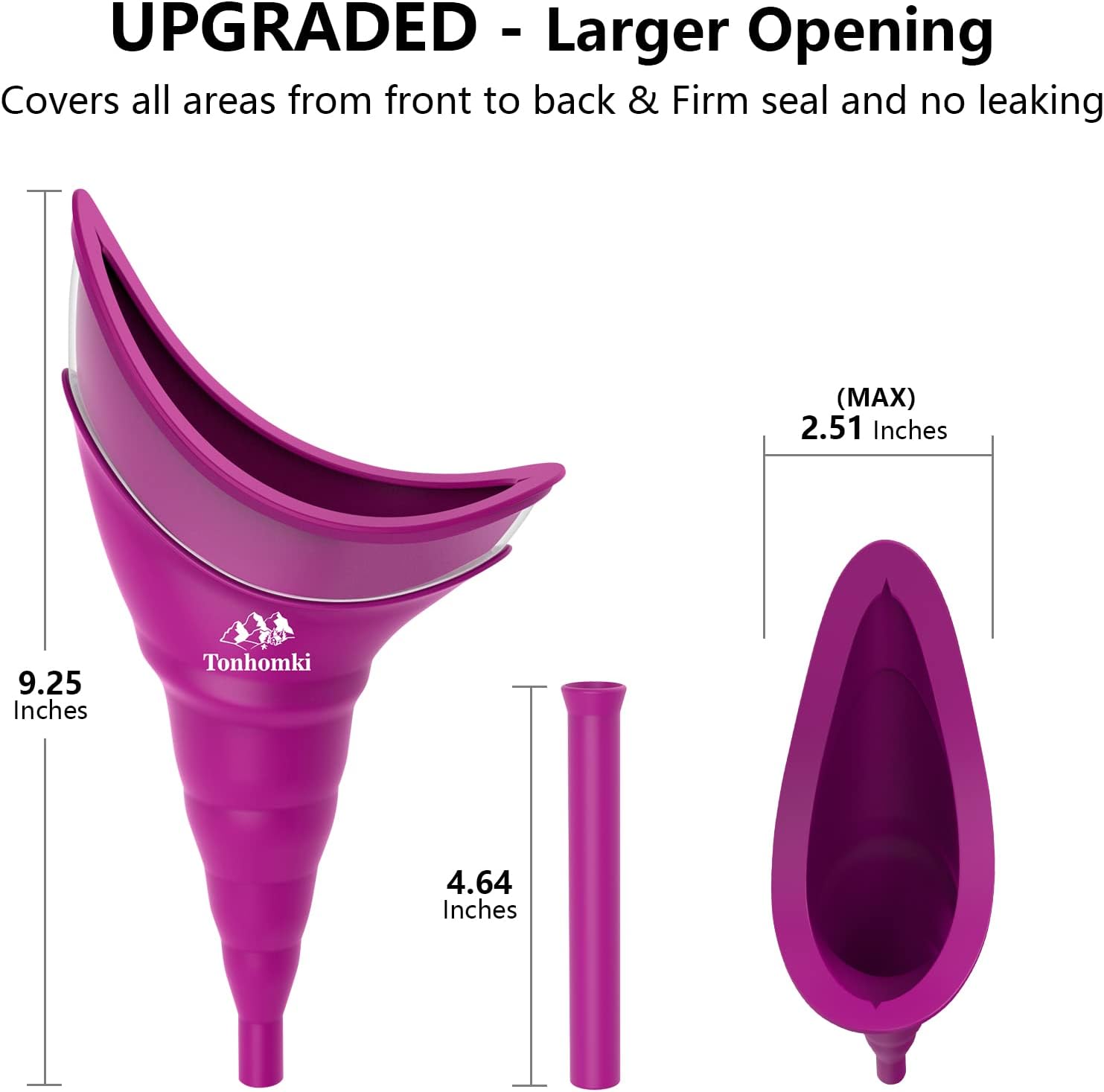Buy Female Urination Device, Pee Standing Up Reusable Silicone Portable Urinals for Women