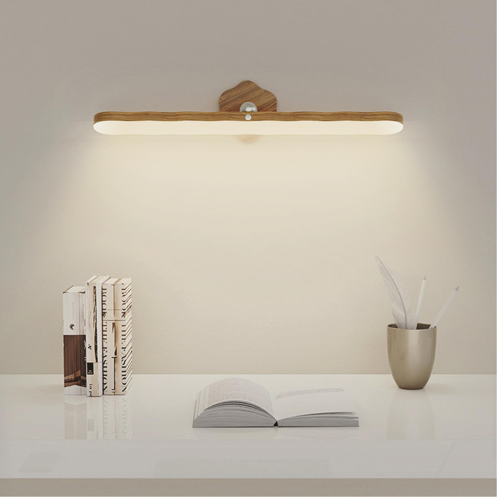 Lampe LED Magnétique Sous Placard - Orientable 360°, Rechargeable USB - Pour Salle De Bain, Dressing, Atelier - 4