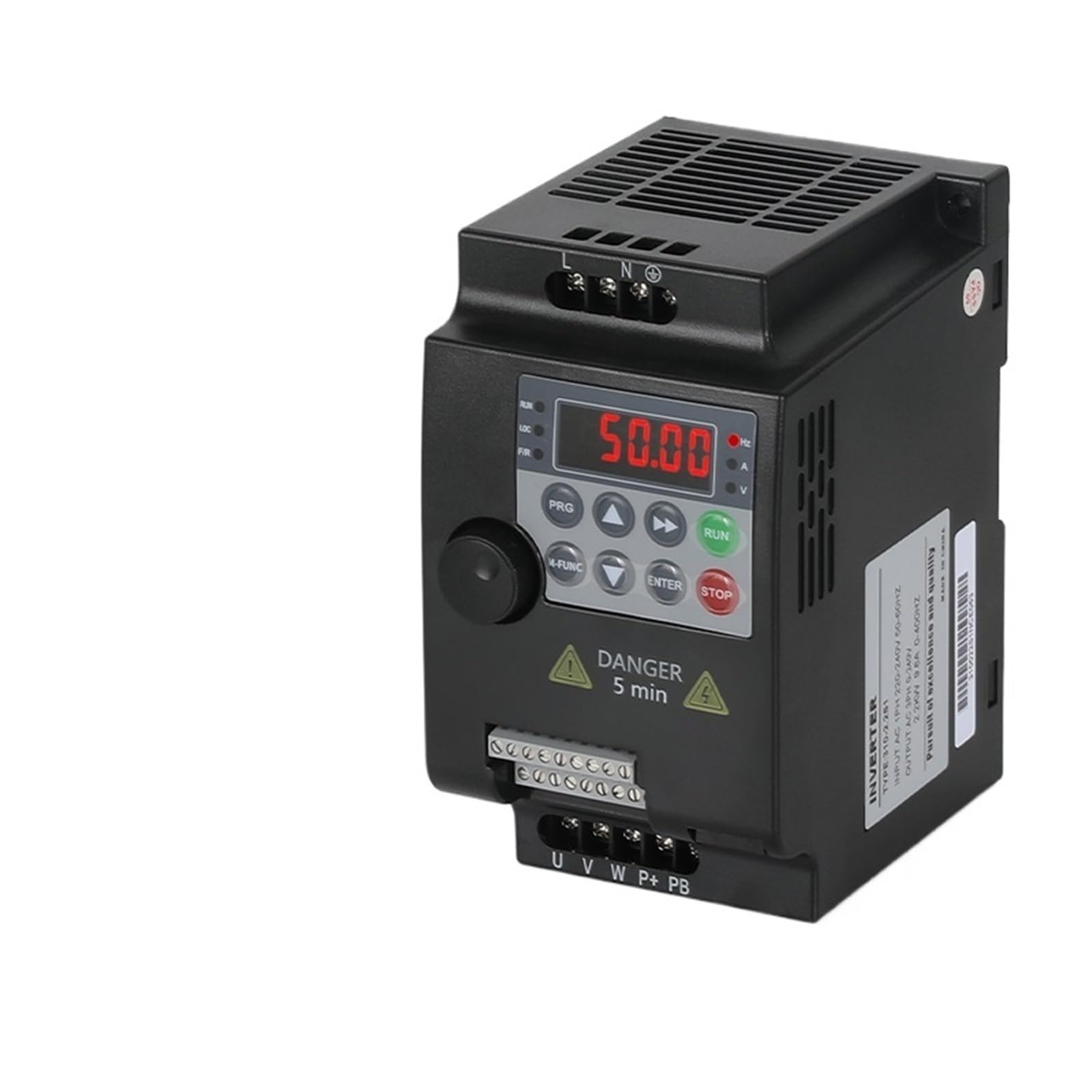 VDOQTLJT 1pc Inverter 0.75KW-5.5KW Micro Frequency Converter 220/380V 3 Phase Variable Drive