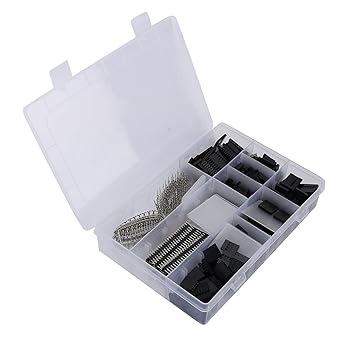 Wedinard Jump Cable Crimp, Durable Various Sizes Wear Resistant Jumper Wire Pin Header for DIY