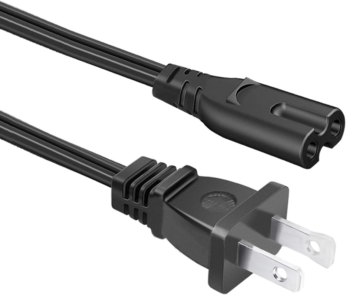 8.2ft Power Cord Replacement for Sony S100F HT-S100F HT-S40R HT-G700 Soundbar SA-SW5 SA-WSC40 SA-SW3 Subwoofer AC 2 Prong Figure 8 Power Cord Supply Cable