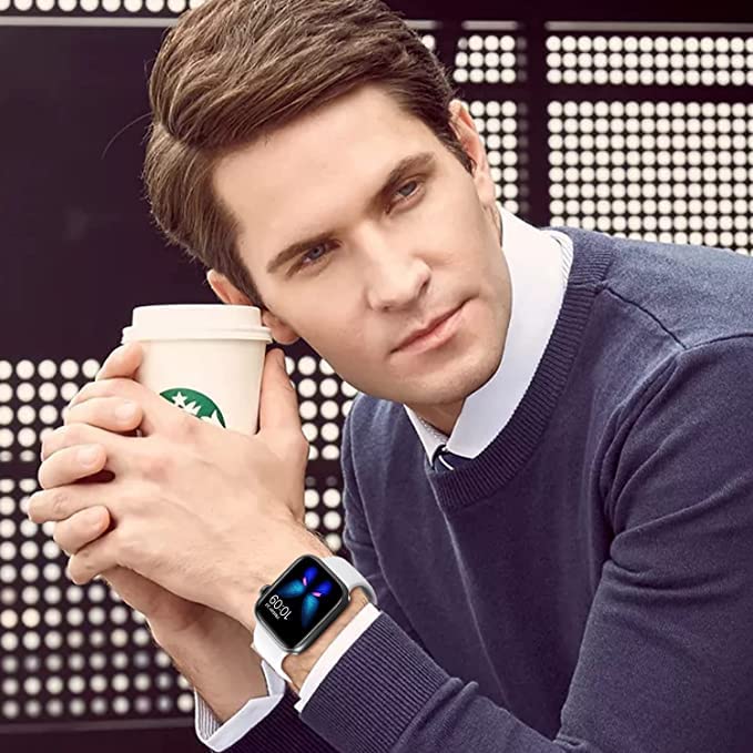Image of TechMount Compatible with Apple Watch Straps 42mm 44mm 45mm 49mm Soft Silicone Luxury Sport Band Strap Compatible With Apple Watch Ultra Series 8 7 6 5 4 3 2 1 SE (NOT FIT WITH 38MM, 40MM,41MM)