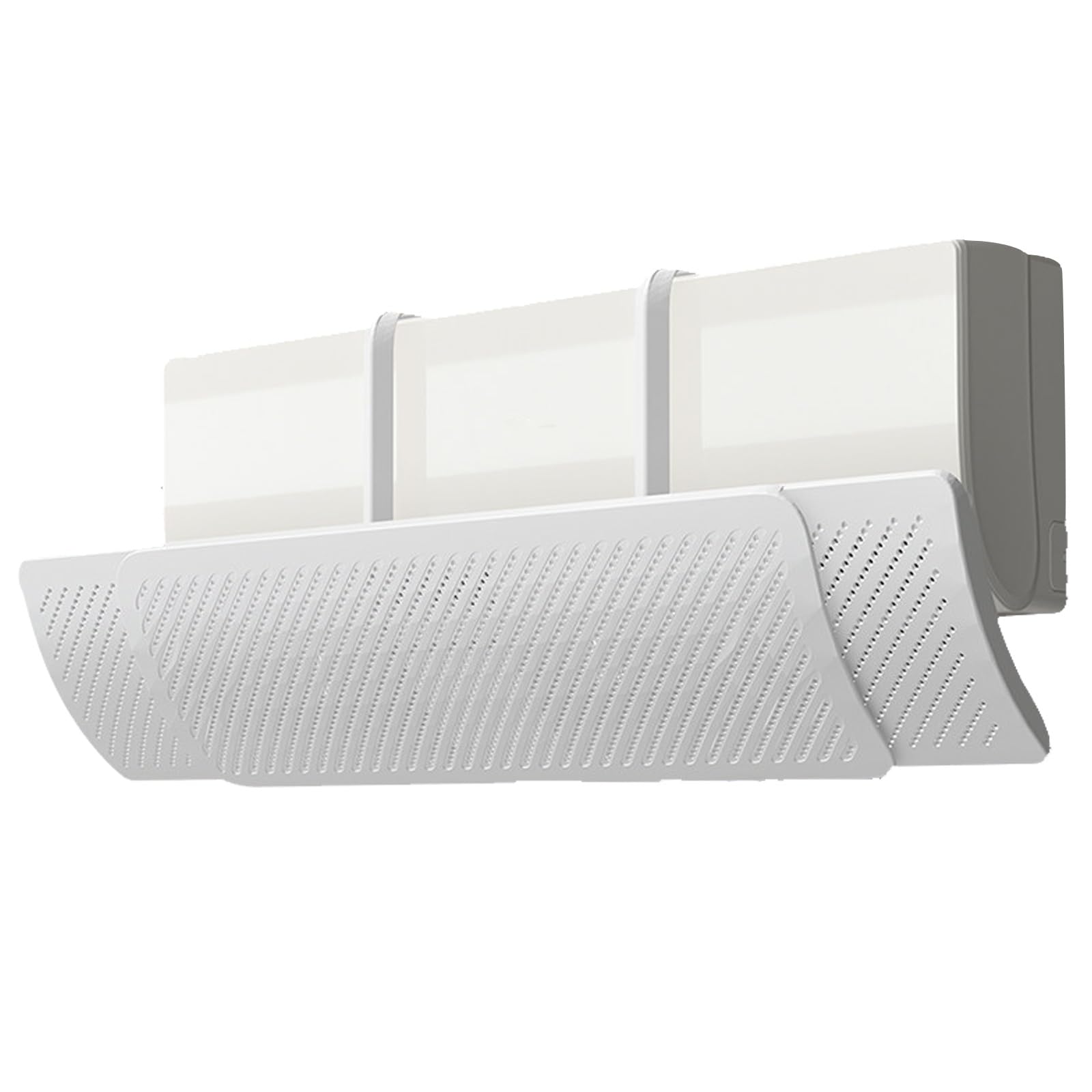 Retractable Mini Split Air Deflector, 270° Adjustable Airflow, Prevent Direct Blowing of Cold Air for Home and Office