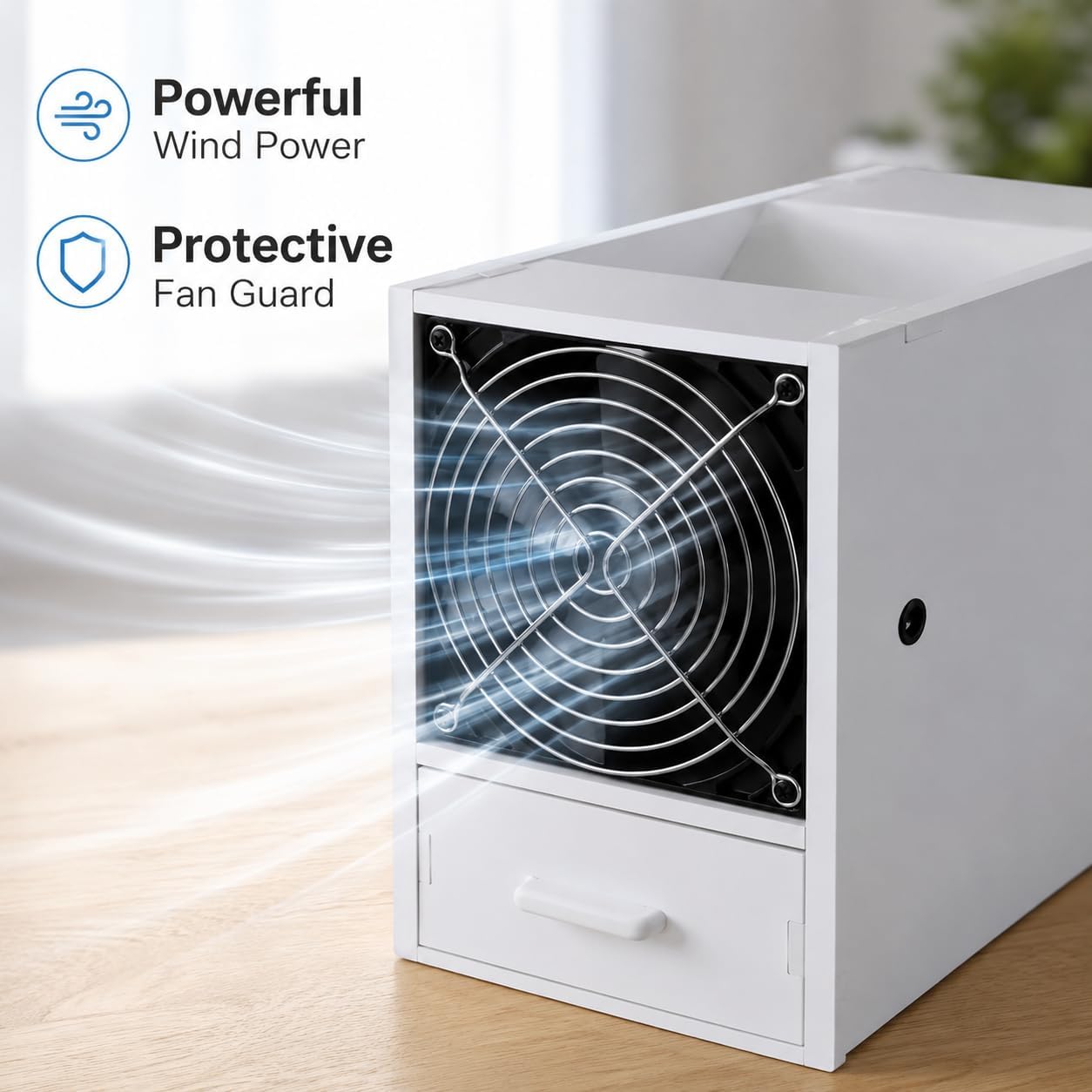 Elektrische Getreidegewinnmaschine mit verstellbarem Ventilator und zwei Schubladen für Hirse, Getreide, Samen und Vogelfutterreinigung