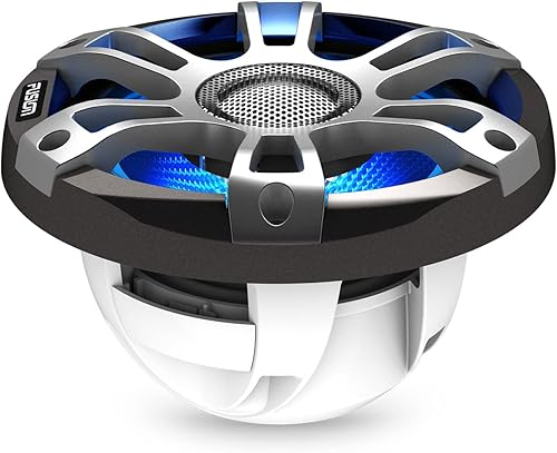Miniatura 2 de Garmin Fusion® Signature Series 3i - Altavoces coaxiales marinos, 6.5 pulgadas, 230 vatios, CRGBW, coaxiales, deportivos, color gris, (par)