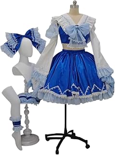 実物撮影！ 青霊夢 博麗霊夢 コスプレ衣装 セット ウィッグ 靴追加可 ハロウィン 仮装 学園祭 舞台衣装