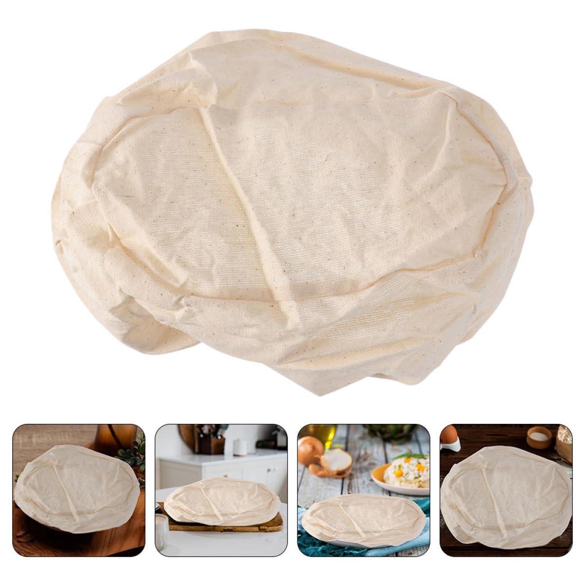 Amosfun Juego De 20 Cestas Para Prueba De Pan Cestas Para Utensilios De Cocina Cubierta Para Cesta De Pan Revestimiento Para Hacer Repostería Dispositivo Para Hornear Revestimiento