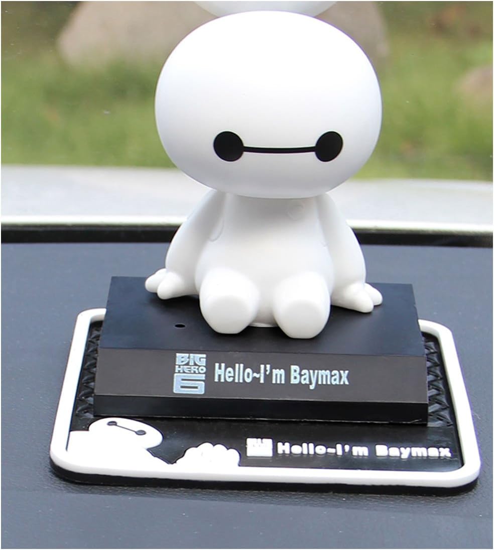 NUBEN Car Decoration Ornaments Auto Accessories Baymax Shaking Head