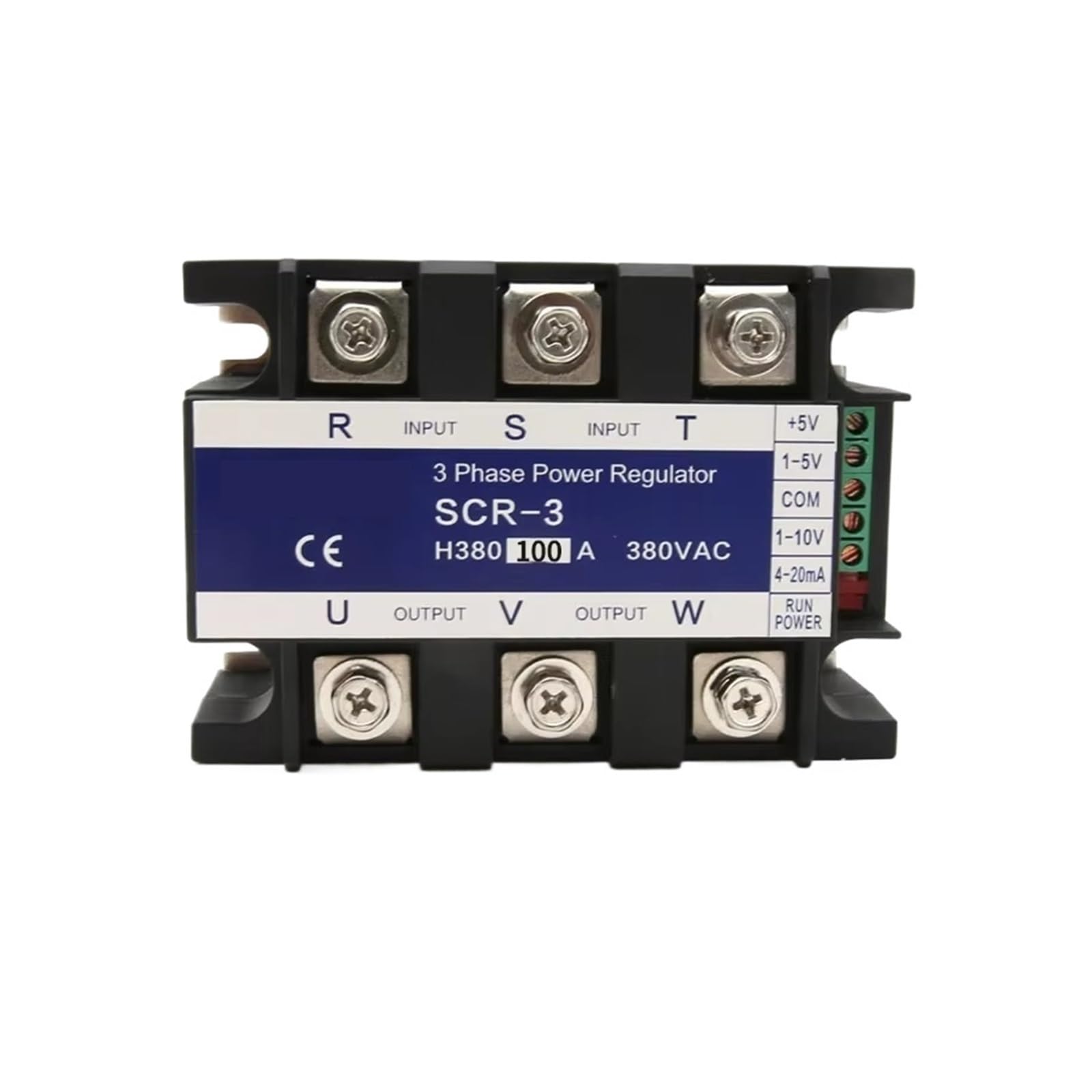 Régulateur triphasé SCR-100A contrôle précis 4-20mA et 0-10V pour four