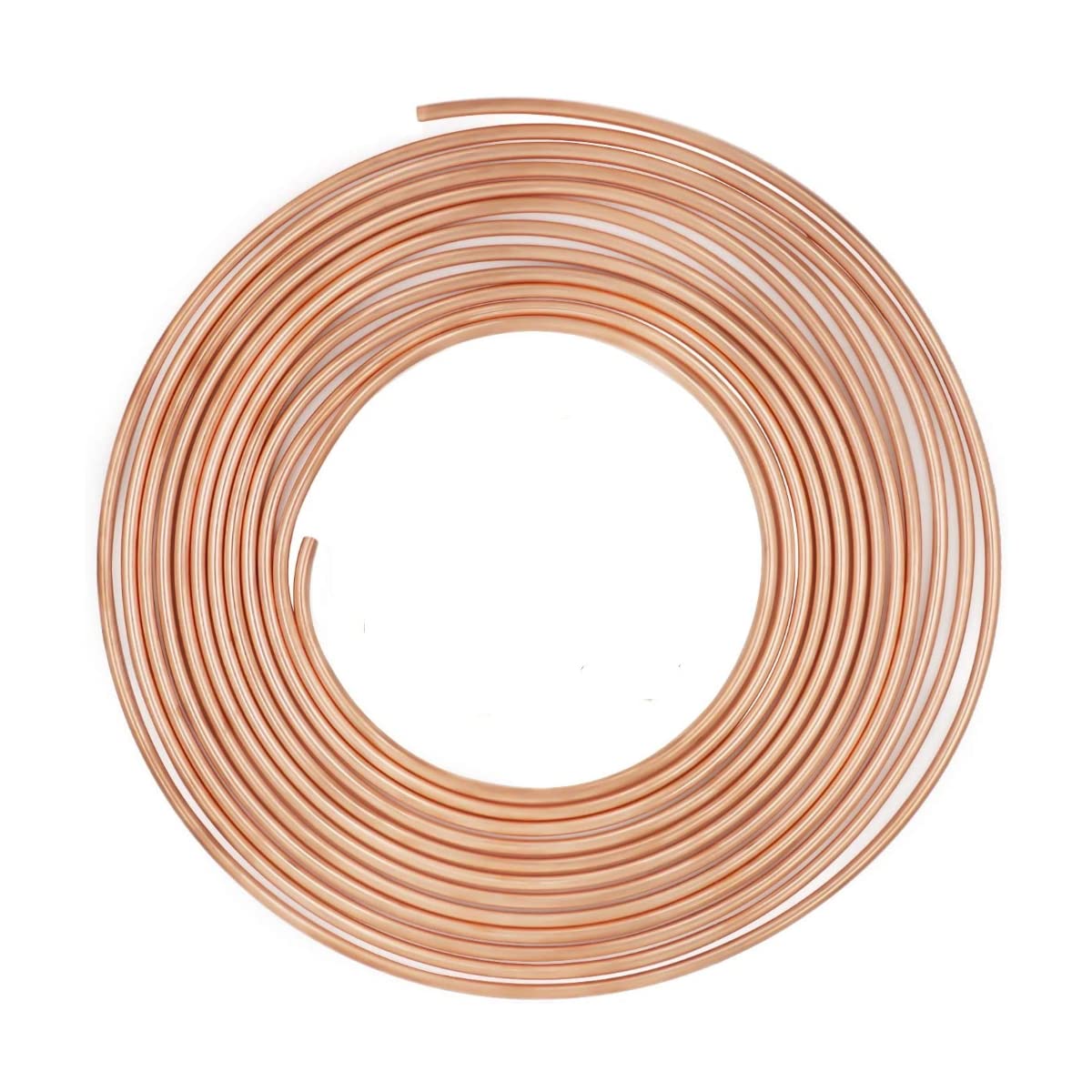 BELLA BAYSCopper Tubing 5/8" OD x 35/64" ID x 20 Ft Refrigeration Copper Tubing ACR Copper Tubing