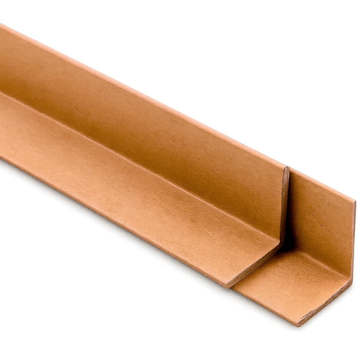 Cantoneras de cartón reciclado 120 cm x 4 cm Protectoras para palets y embalaje Pack de 12