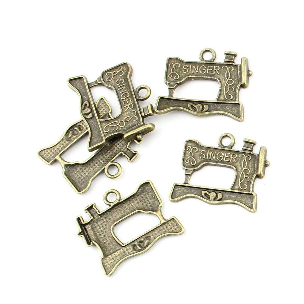 Jewelry Making Sewing Charms Wholesale 220 Pieces Anti-Brass