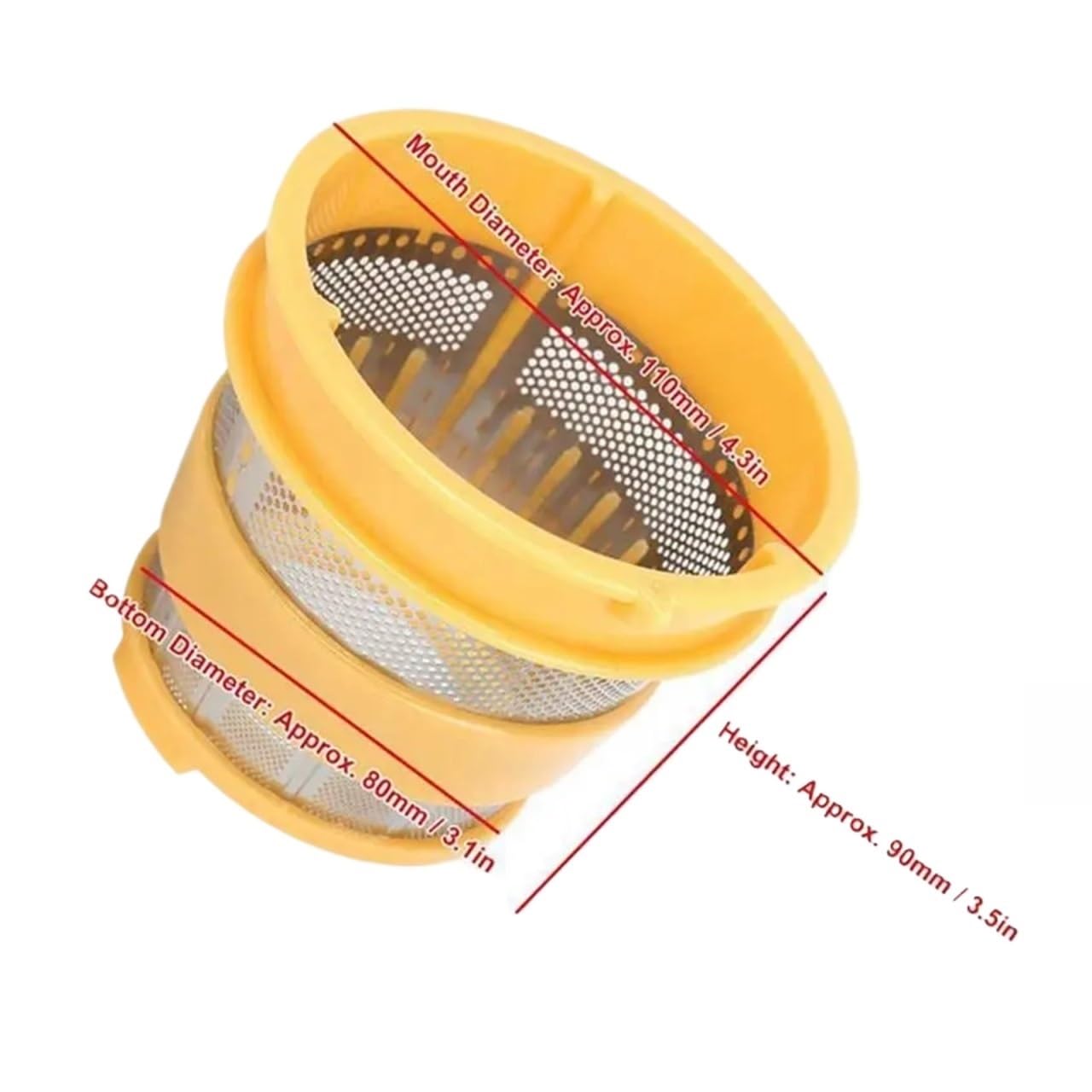 N98R 1 PCS Spremiagrumi Filtro A Maglia Grossa Parti Di Ricambio In Acciaio Inossidabile For HU500DG
