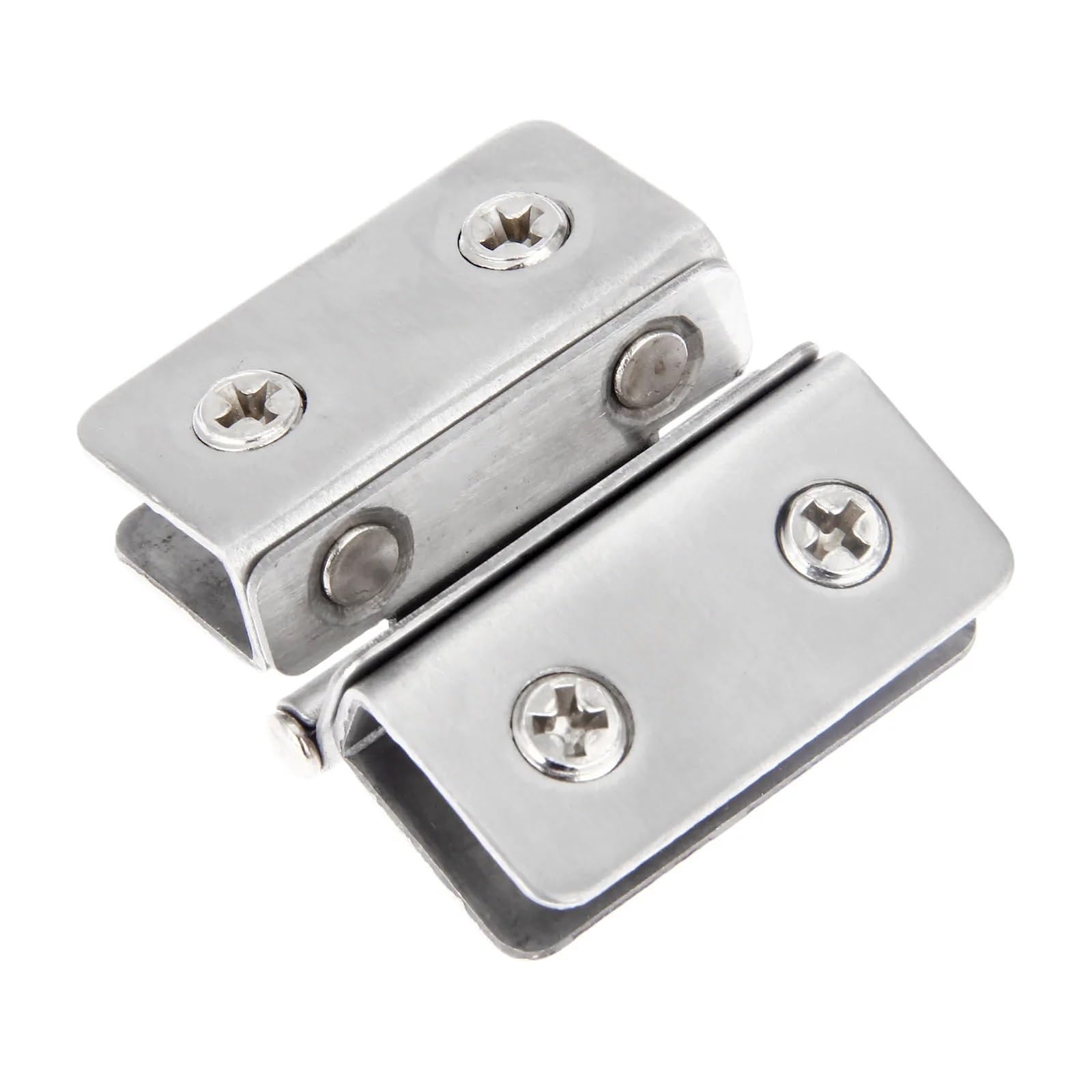 Kdhcvkz One Color 4Pcs 180 Degree Door Hinges Adjustable Stainless Steel