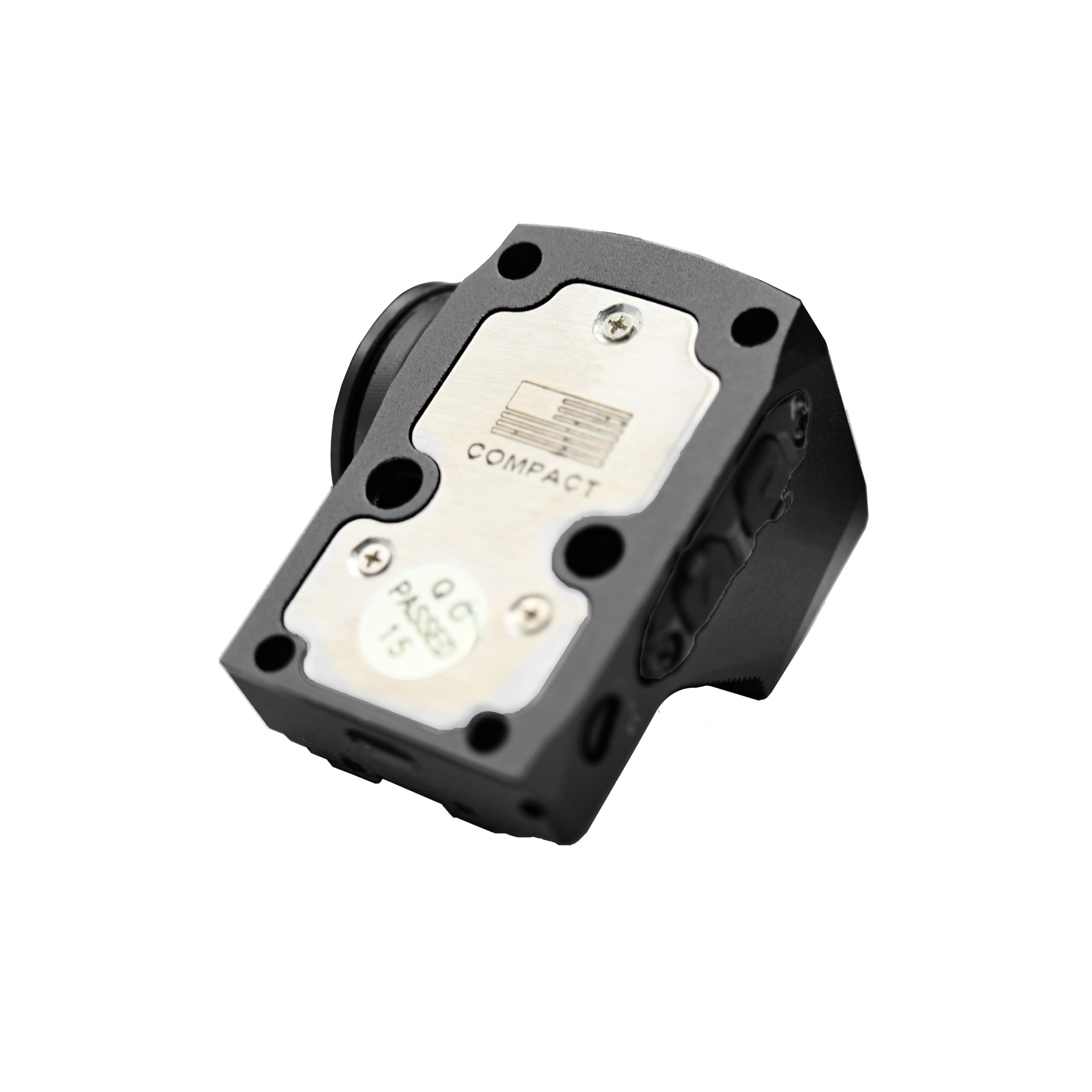 R-X - Mirilla de punto rojo de 1 x 24 mm con mira trasera de fibra óptica, montaje Glock y soporte de riel Picatinny para pistola de caza, Shake Awake