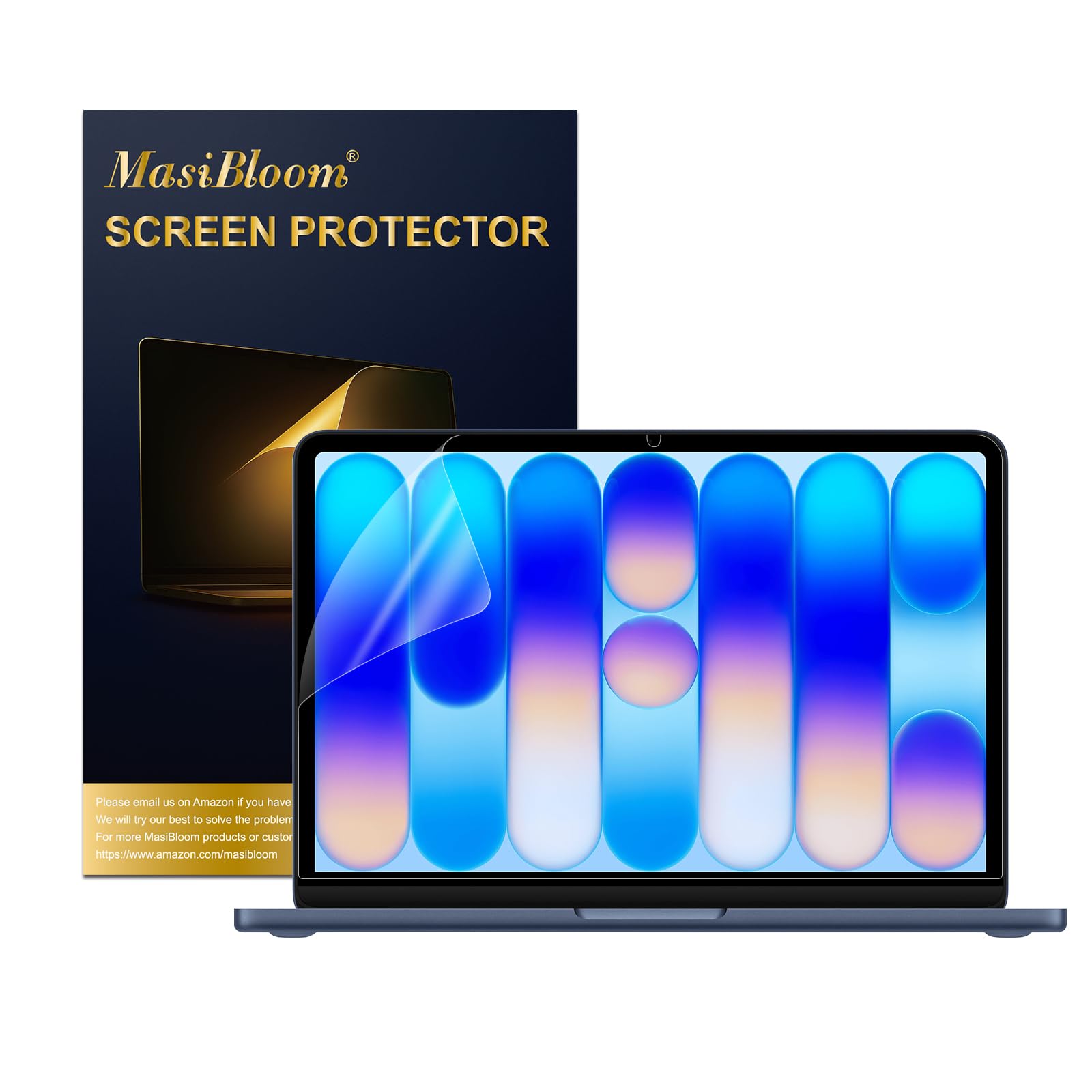 2 pellicole proteggi schermo per MacBook Neo 13" A18 Pro A3404 2026 5H PET HD ad alta definizione antigraffio e antipolvere (opaco)