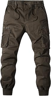 Pantalones cargo para hombre, monocolor, pantalones de trabajo, holgados, deportivos, vintage, chinos, harén, holgados, largos, elásticos, cintura alta, pantalones de yoga, pantalones de playa