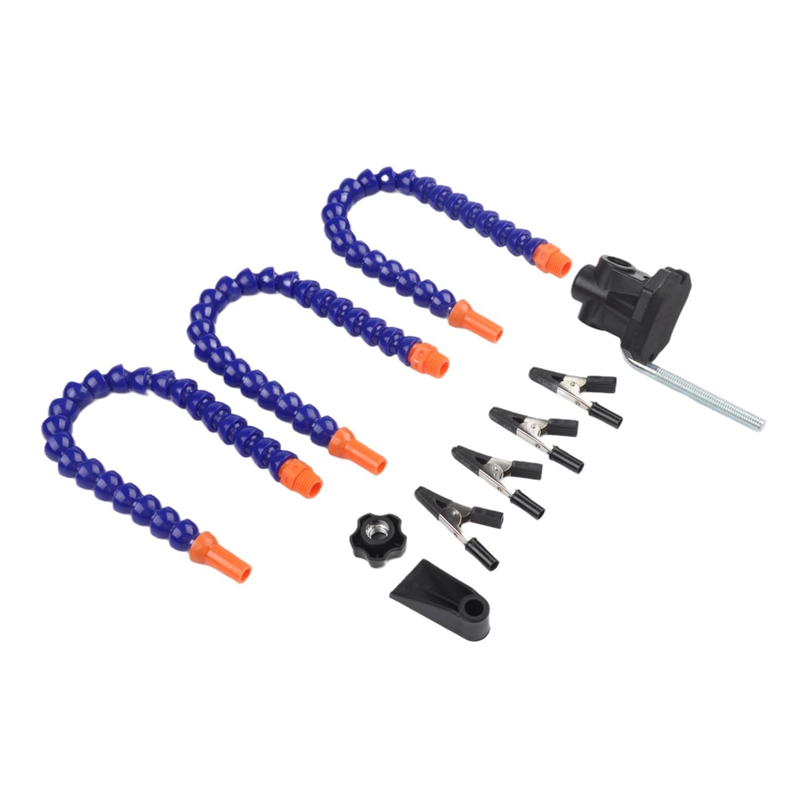 Saldatura Terzo Strumento Mani, Saldatura Aiutare Mani, Flessibile Braccio Clips, 360 ° Girevole Morsetto con Alligatore Pinze, Silicone Pad per Riparazione Elettronica