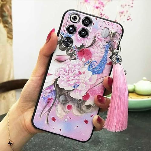 Phone Case Compatible with ZTE Nubia RedMagic11 Pro/11Pro+, Protective Silicone Dirt-resistant Bell TPU Back Cover Anti-knock An