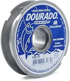 Linha para Pesca 0,30mm c/100m Dourado Mazzaferro