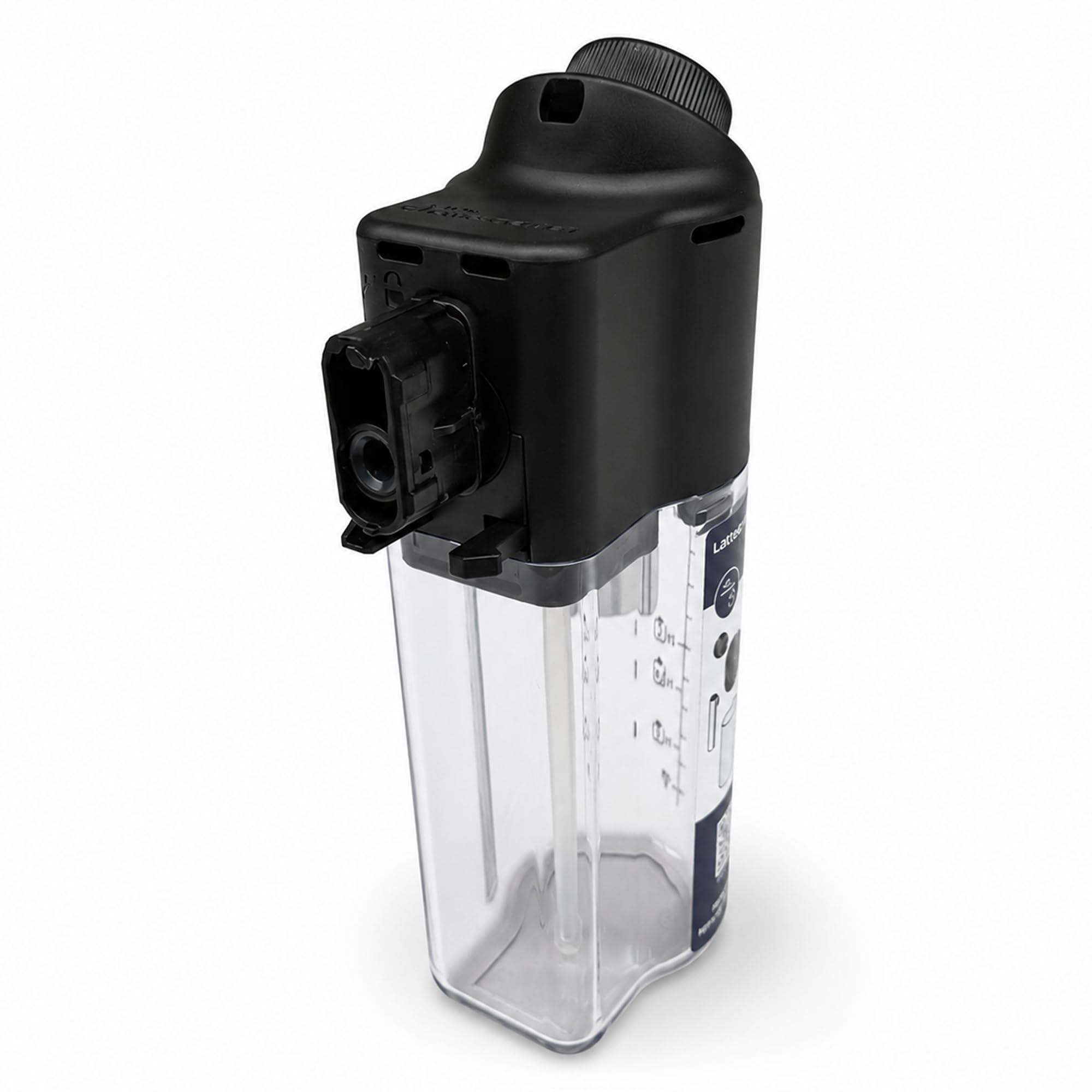VIOKS Milchbehälter Kaffeemaschine Ersatz für DeLоnghi DLSC028 AS00005733 | Milchkännchen-Aufschäumer Behälter, für LatteCrema-System, Cremigen Milchschaum, Kaffeevollautomat Latteplus Lattepro