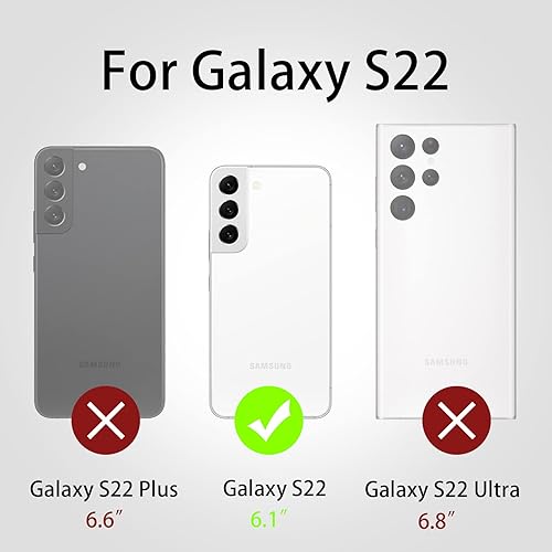 Miniatura 2 de Funda para Samsung Galaxy S22 de 6.1 pulgadas (no PlusUltra) Niñas Mujeres Linda Cubierta Brillante de Lujo de Silicona Delgada Con Anillo De