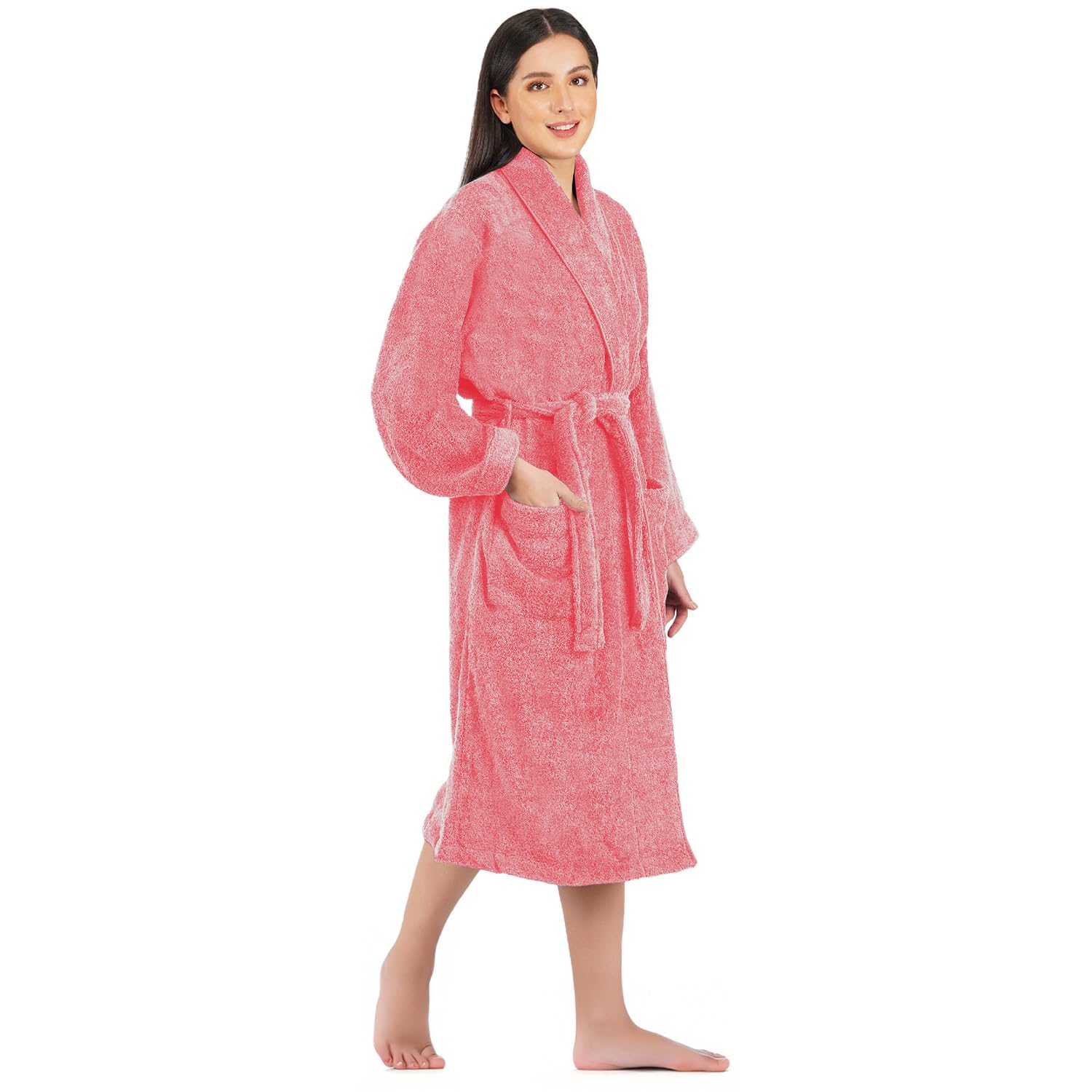 Buy Rangoli Canningvale 100% Cotton Premium Bathrobes | Ultra Soft, 550 ...