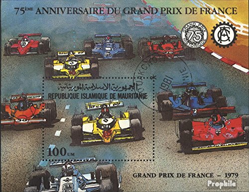 Prophila Collection Mauritania Block 34 (Completa Edizione) 1982 Grandi Prezzo di Francia (Francobolli per i Collezionisti) Traffico Stradale