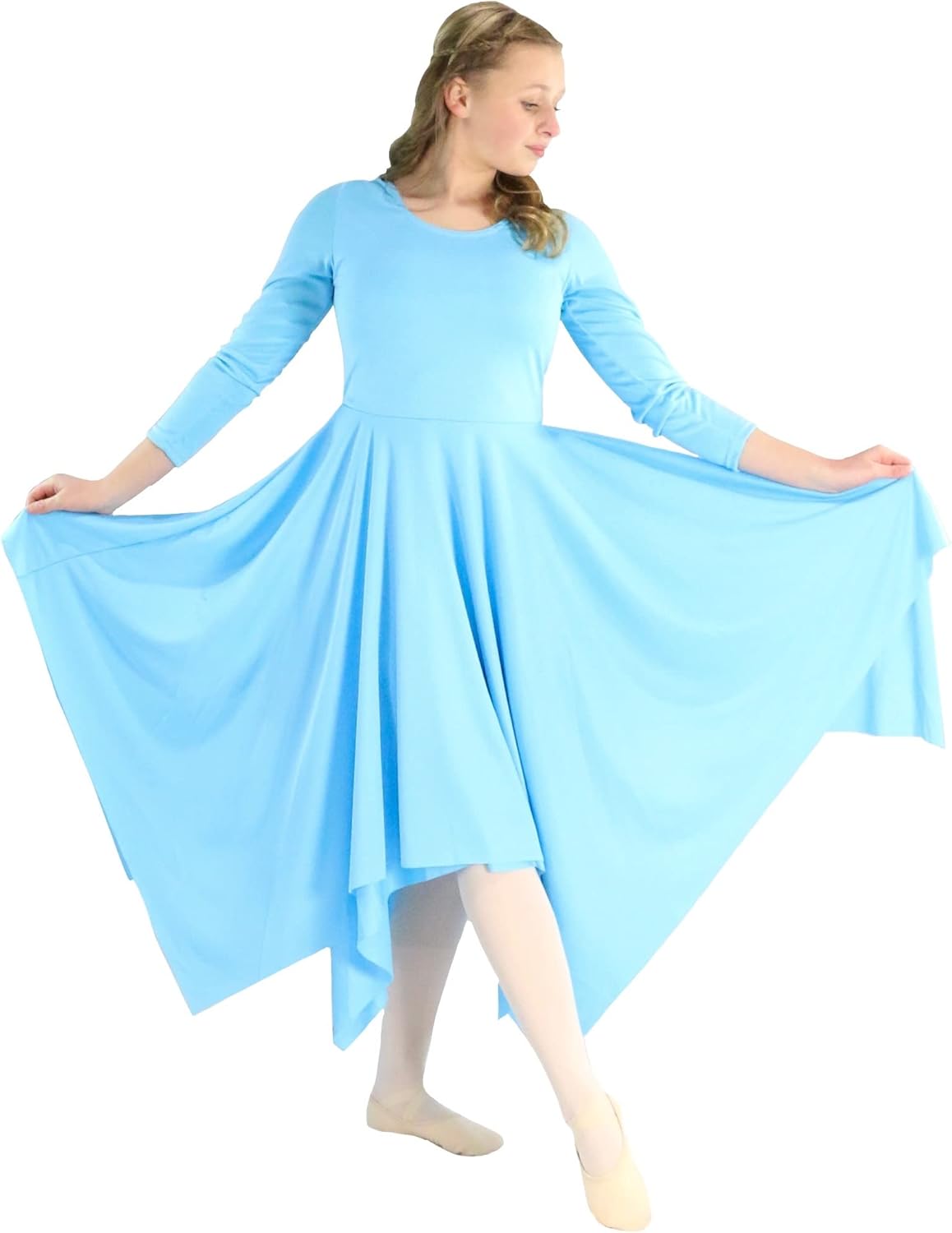 Danzcue Girls Celebration of Spirit Long Sleeve Dance Dress