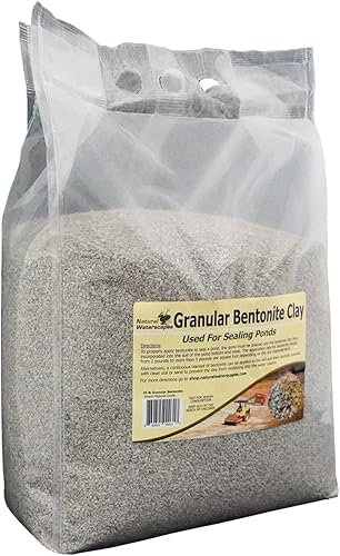 Miniatura 6 de Arcilla de bentonita de sodio granular para sellado de estanques  Revestimiento de estanque de arcilla natural de 25 libras  Mezcla de chips y polvo