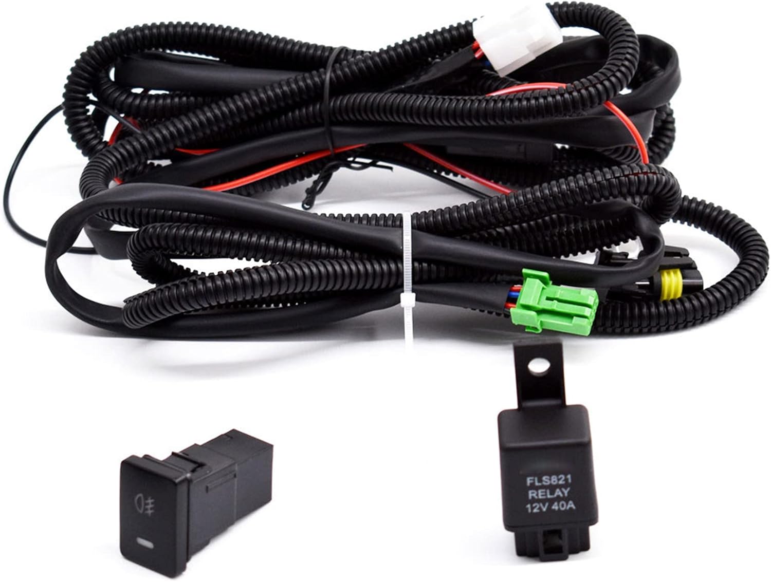 labwork Fog Lights Driving Lamps Replacement for RAV4 2009-2012 Clear Bumper Fog Light Assembly W/Bulb Harness Switch