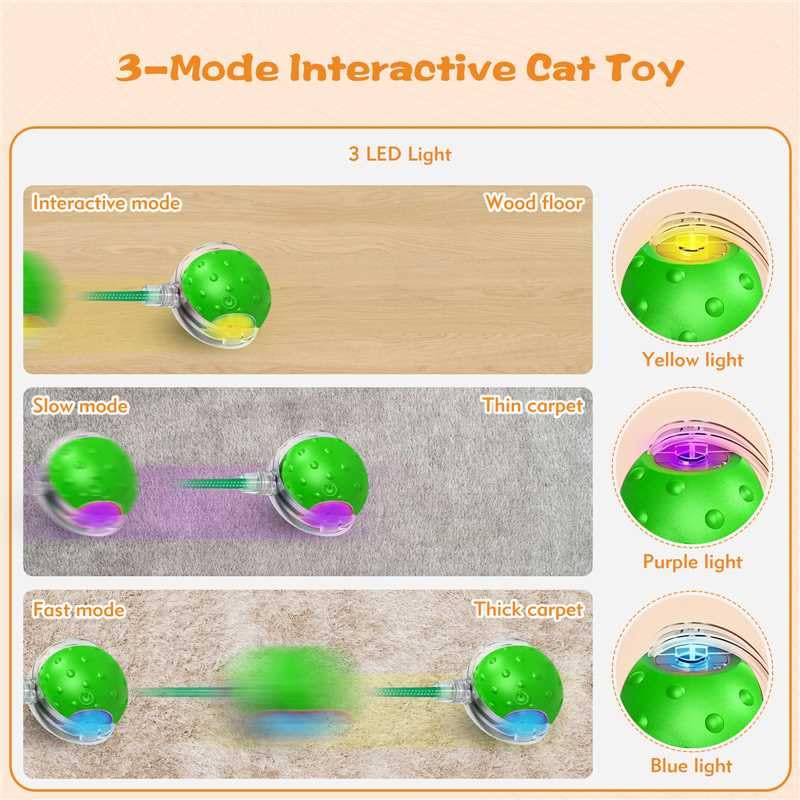 Xaoqin Interactive Cat Toy Ball - Image 3