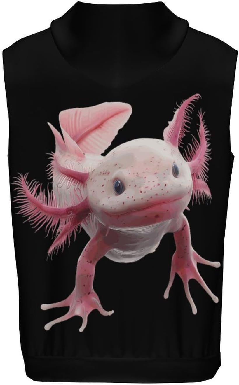 Men's Workout Hooded Tank Tops Sleeveless Muscle Gym T-Shirts