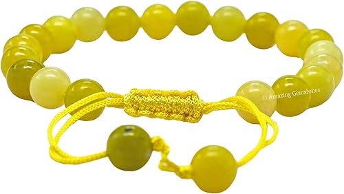 Miniatura 374 de Amazing Gemstone Crystal Bracelet for Women Men's Gifts - Protection Healing Crystal Bracelet - 8mm Gemstone Beaded Adjustable Bracelet Pulseras