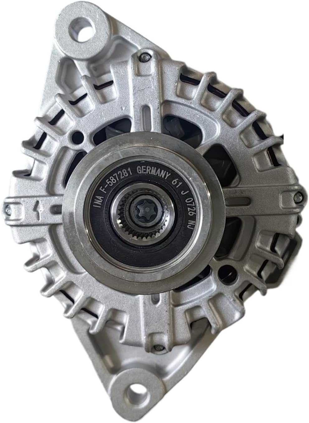 The AC generator is suitable for Hyundai truck OE 37300-4A900 14V 130A clutch wheel 1-pin regulator LiN function