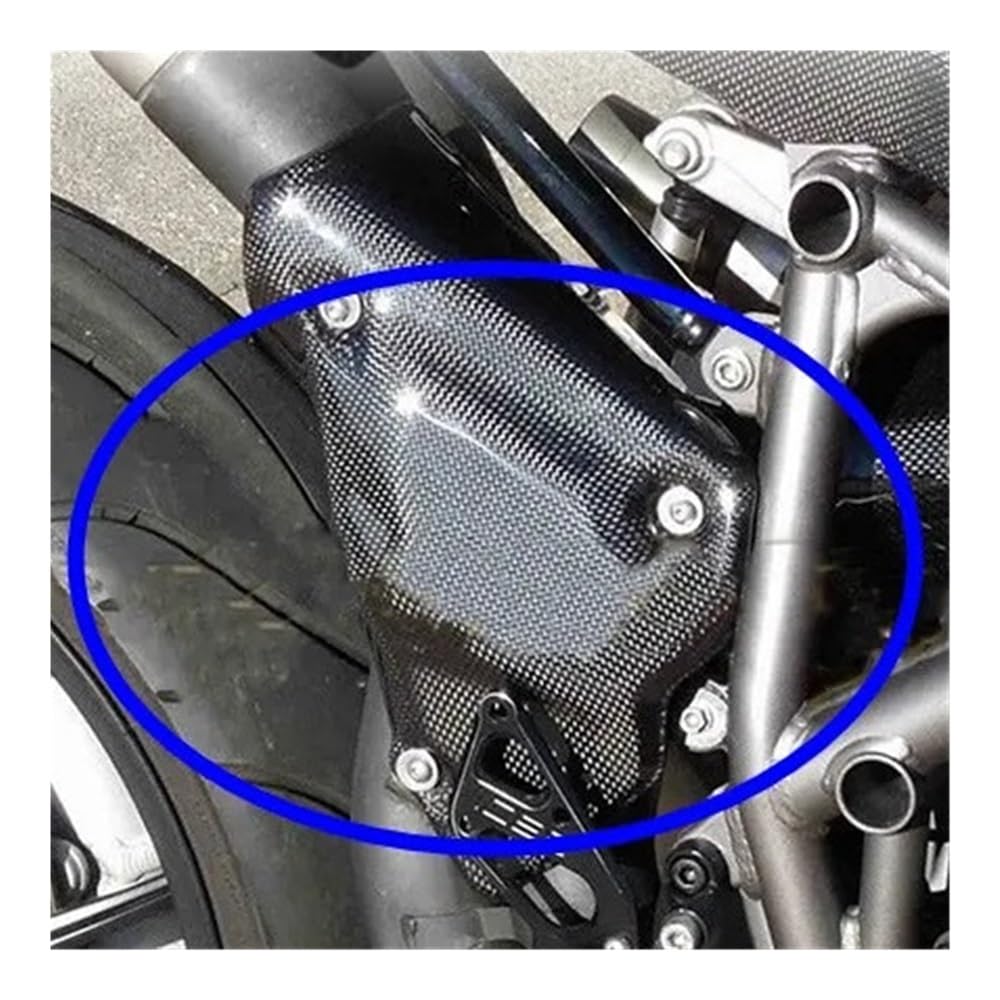 Deflectores Calor Escape para D&ucati 848 1098 1198 Cubierta De Escape De Motocicleta Silenciador Tubo Protector Térmico Carenado
