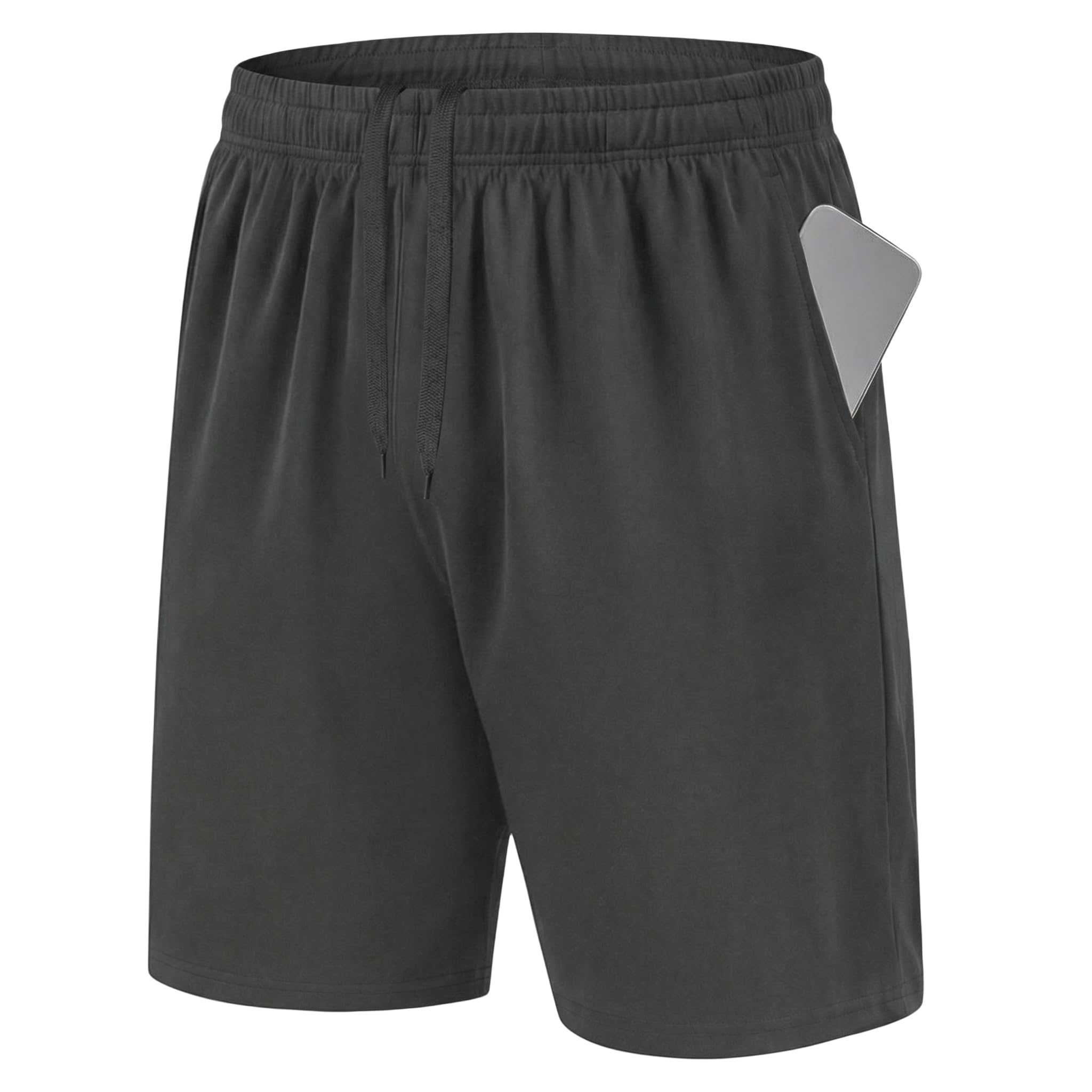 Uniexcosm Sporthose Herren Kurz Sommer Trainingshose Schnelltrocknend Atmungsaktiv mit Taschen Kurze Sportshorts für Basketball Running Fitness