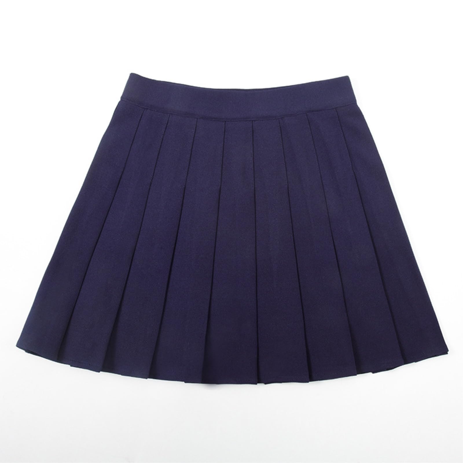 Damska spódnica tenisowa mini spódniczki bez szortów, z wysoką talią, plisowana, letnia moda -niebieski-XXL