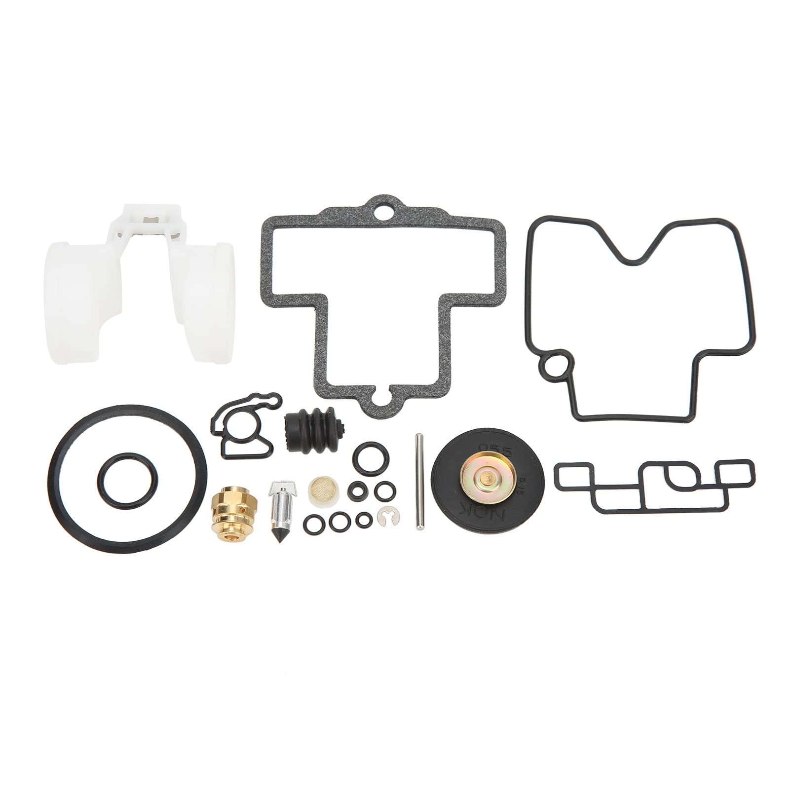 OUKENS Kit di riparazione carburatore, set di ricostruzione carburatore, accessori in silicone per moto per corpo inclinato Keihin FCR 28 32 33 35 37 39 41 mm Carb