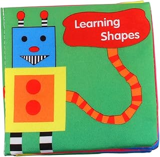 Toyvian 8Pcs Livros De Aprendizagem Infantil Livros Infantis Livros De Pano Do Bebê Livro De Pano Para O Bebê Material De Leitura Tridimensional