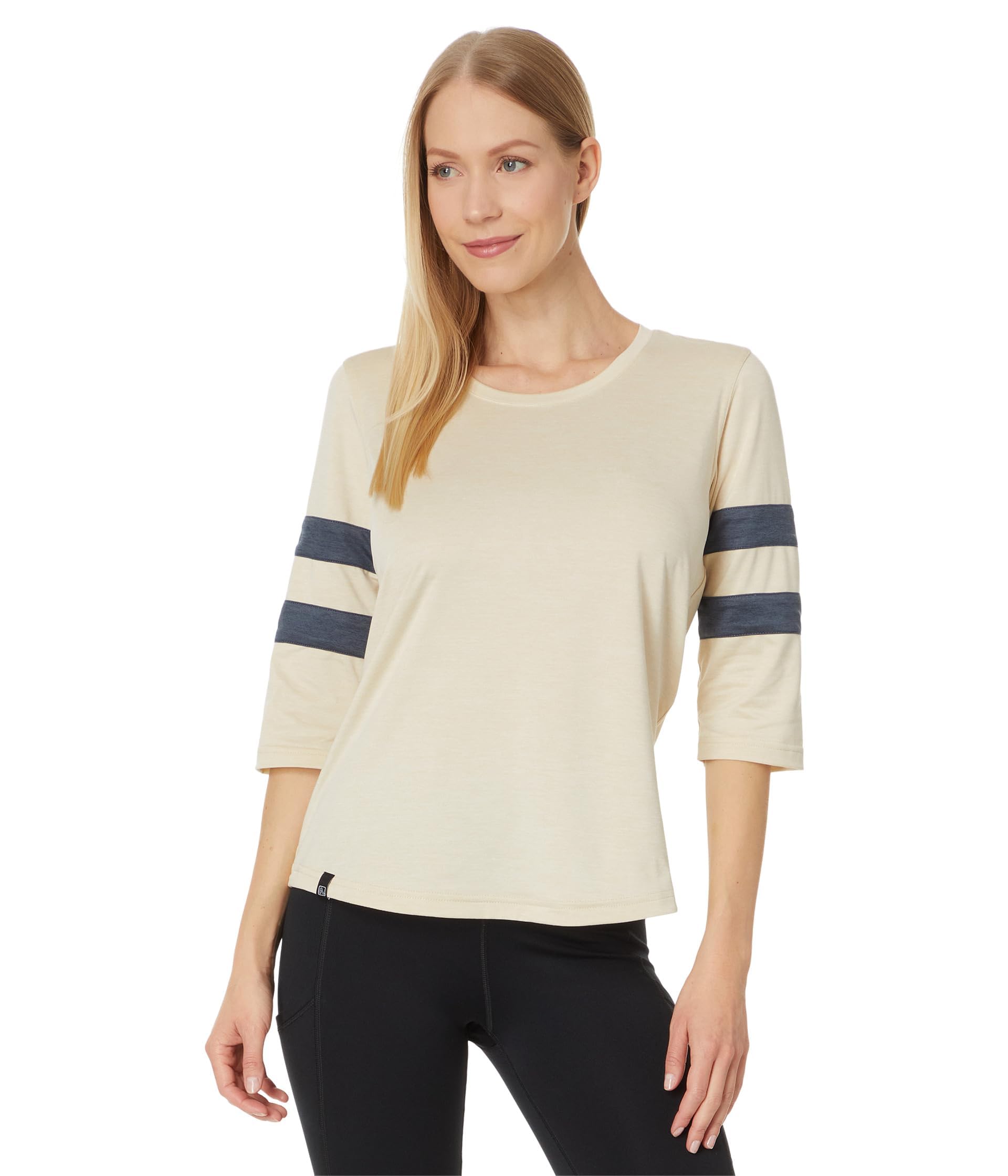 Flylow Women’s Hawkins Shirt – ¾ Length Sleeve T-Shirt for Mountain Biking, Hiking, & Trail Running