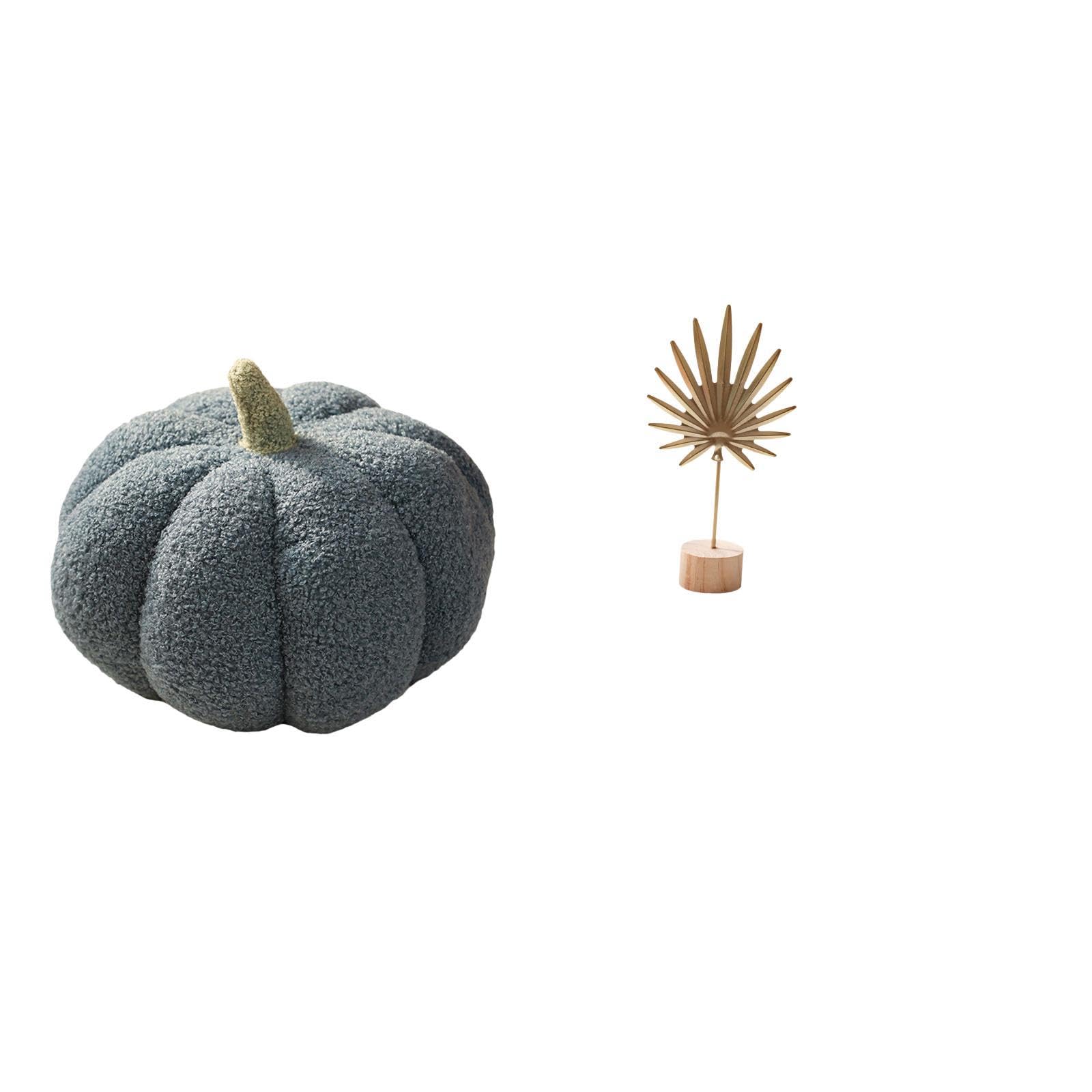 Pumpkin Leaf Plush Sculpture Decorative Cushion Nordic Abstract Ornament for Bed Sofa Table Party Home Decor|Home & Garden | Home D?©cor | Pillows-image-39