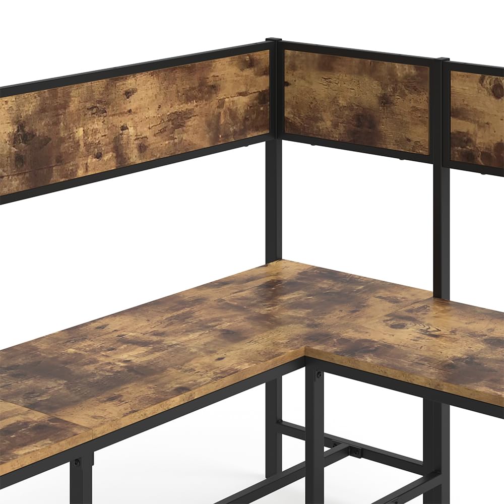 Vicco Banquette d'angle Salle à Manger Fyrk, Chêne Rustique, 195x142cm, Convient comme Solution d’Assise Peu encombrante pour Les espaces Repas