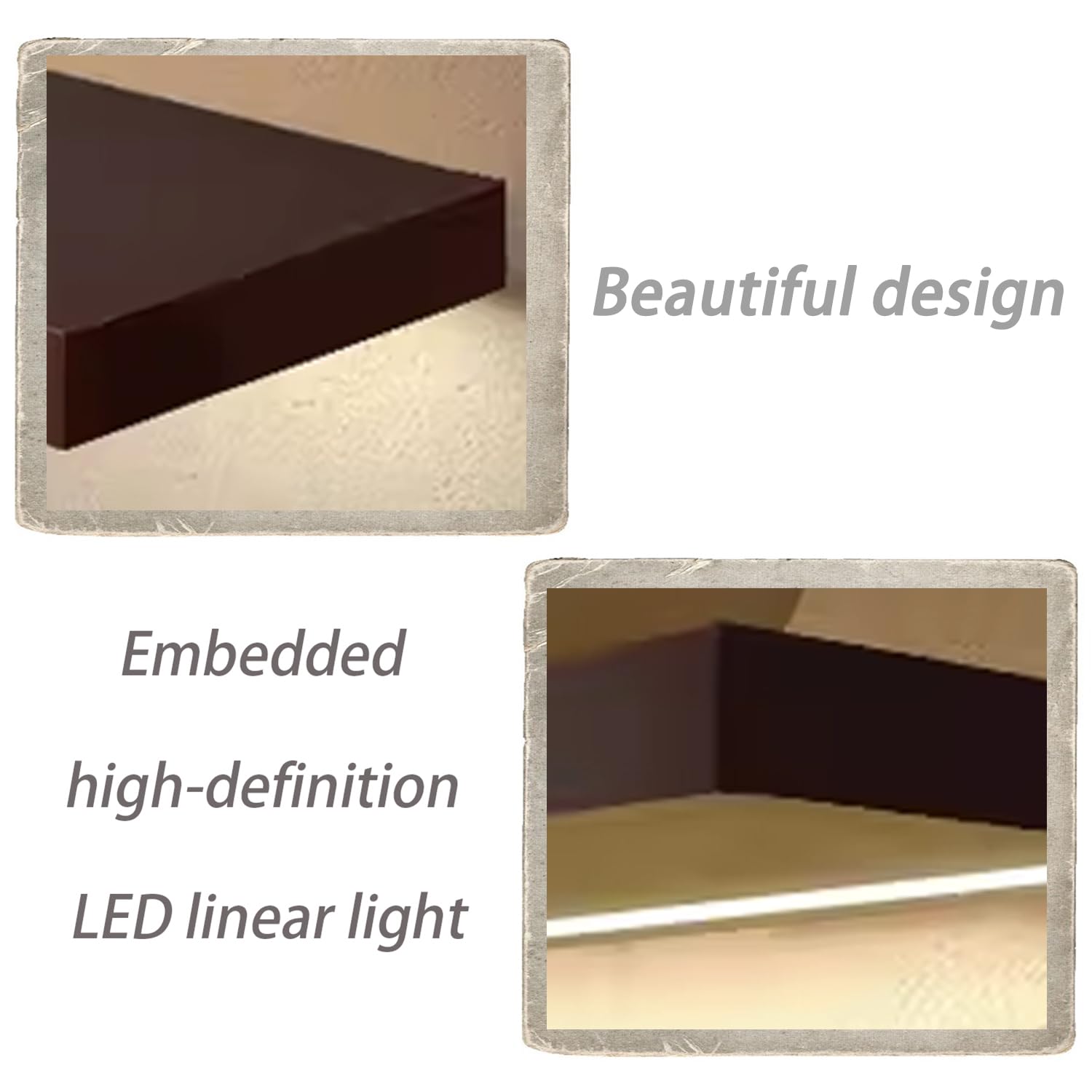 Zwevende plank met verlichting - stijlvolle en functionele