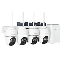 Reolink 4K 360° PTZ Telecamera Wi-Fi Esterno Kit, Senza Fili