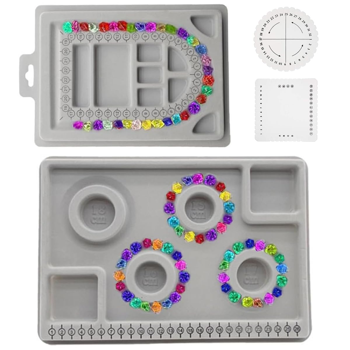 Tlily 2 pezzi di perline Design Board Bracciale Design Board