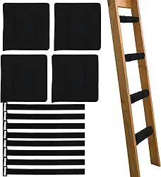 4 peças de beliche confortável capa de escada de beliche capa antiderrapante para beliche com 8 tiras ajustáveis de gancho e laço