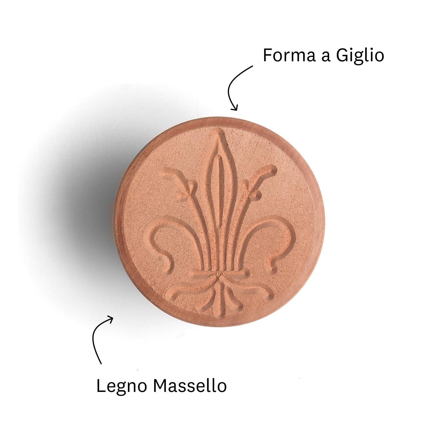 Marcato CZ-GIGL-CLS Corzetto, Forma Giglio, Legno Massello, Linea Premium.