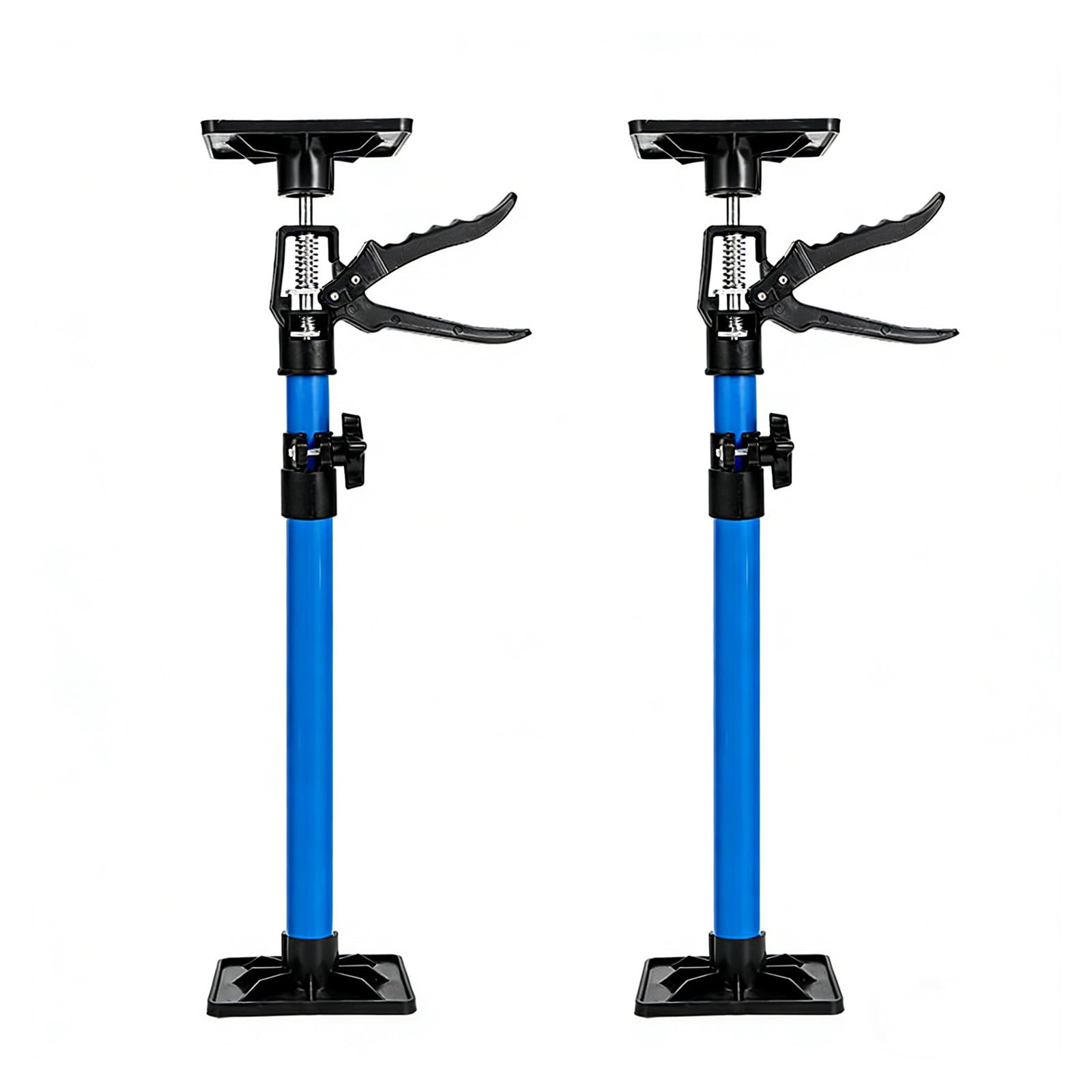 Étai Télescopique Réglable, Support de Placard50-115cm,Lot de 2,Bleu | Barre d'Appui pour Pose de Meubles, Cuisine, Salle de Bain, Outil de Bricolage Manuel,Bâton de Calage Anti-Déformation